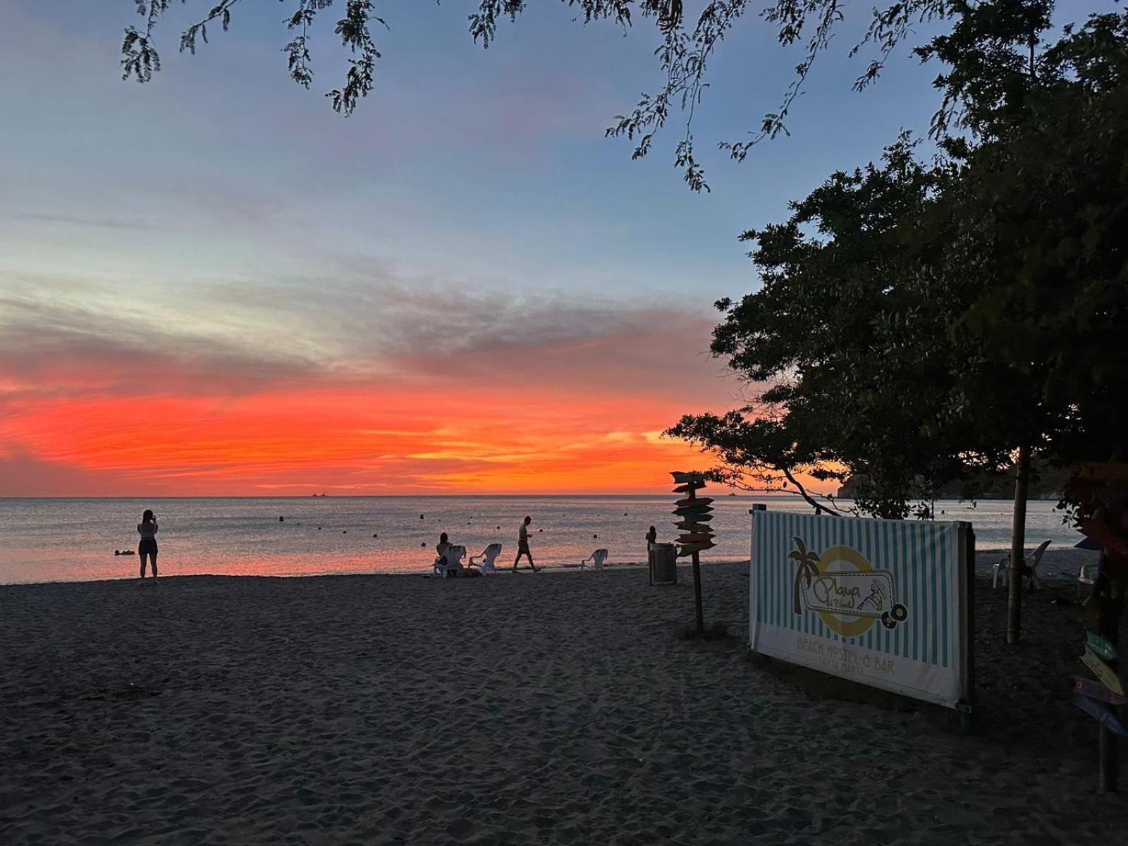 Playa Del Ritmo Beach Hostel & Bar - Adults Only 圣玛尔塔 外观 照片
